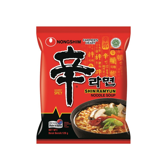 NONGSHIM Gourmet Spicy Shin Ramyun Instant Noodles 120g