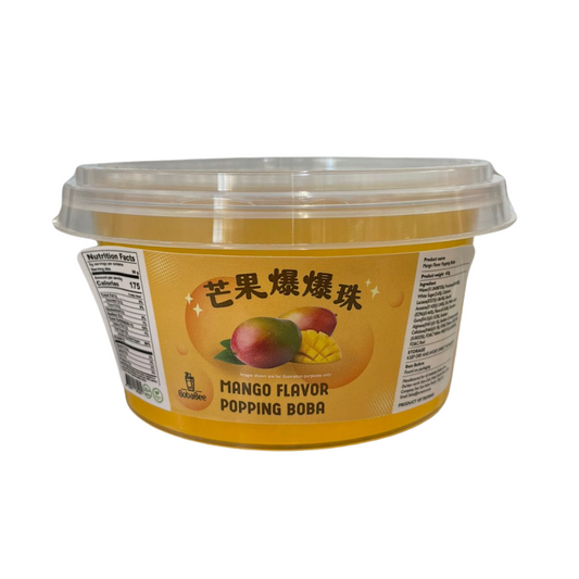 BOBA BEE Fruit Flavored Popping boba in Syrup - Mango 450g