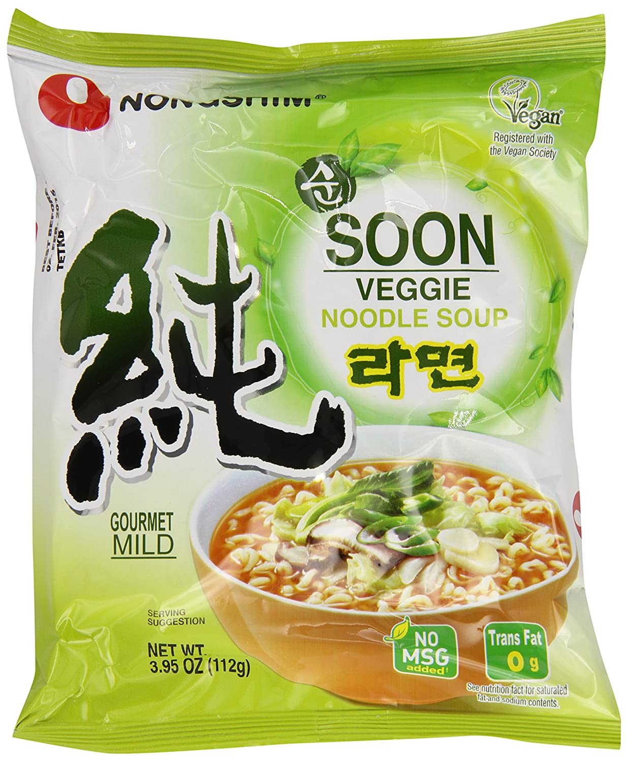 Nongshim Soon Veggie Ramyun Noodle Soup