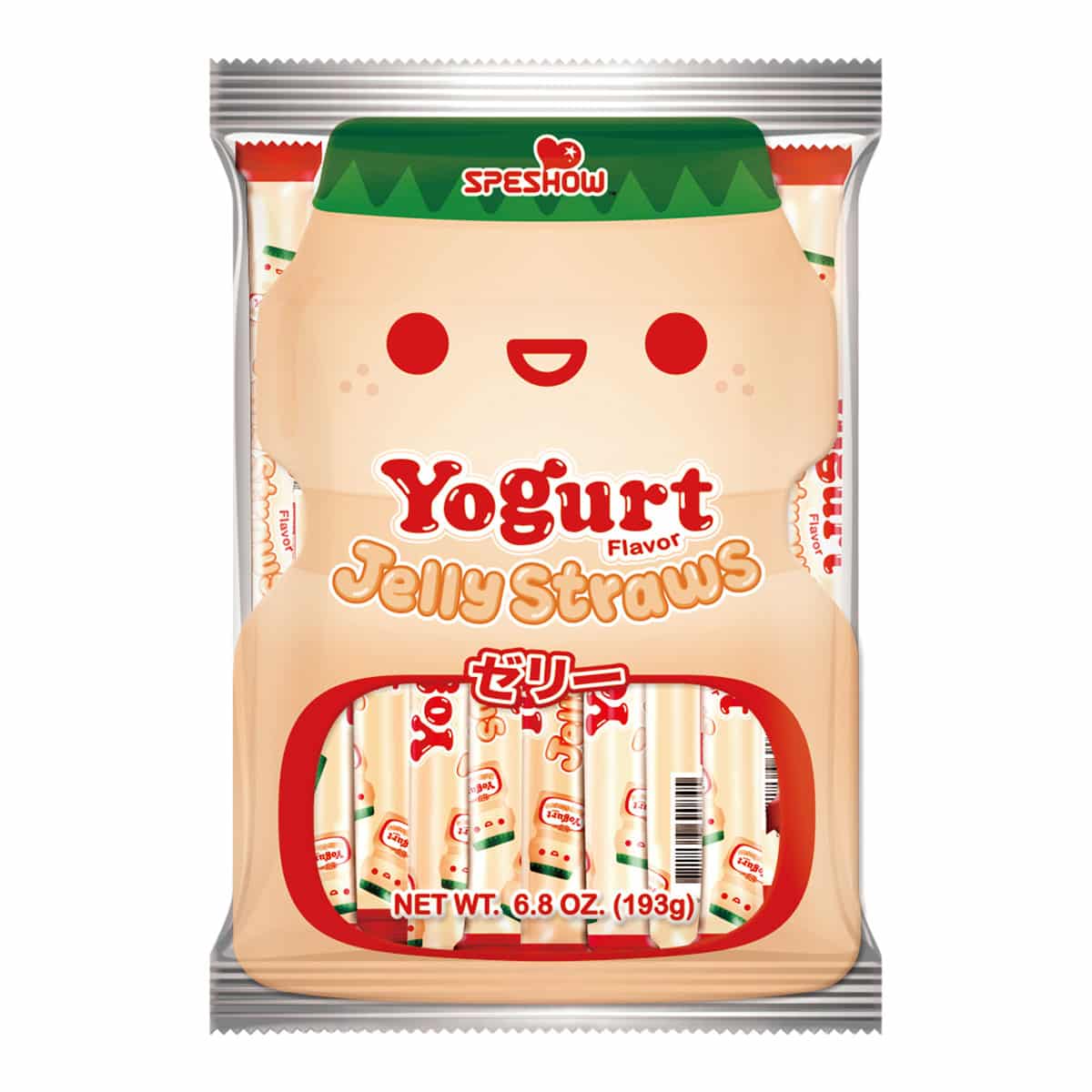 SPESHOW Yogurt Flavor Jelly Straws 193g