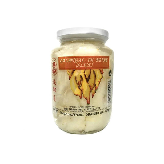 COCK BRAND Galangal In Brine (Sliced) 454g