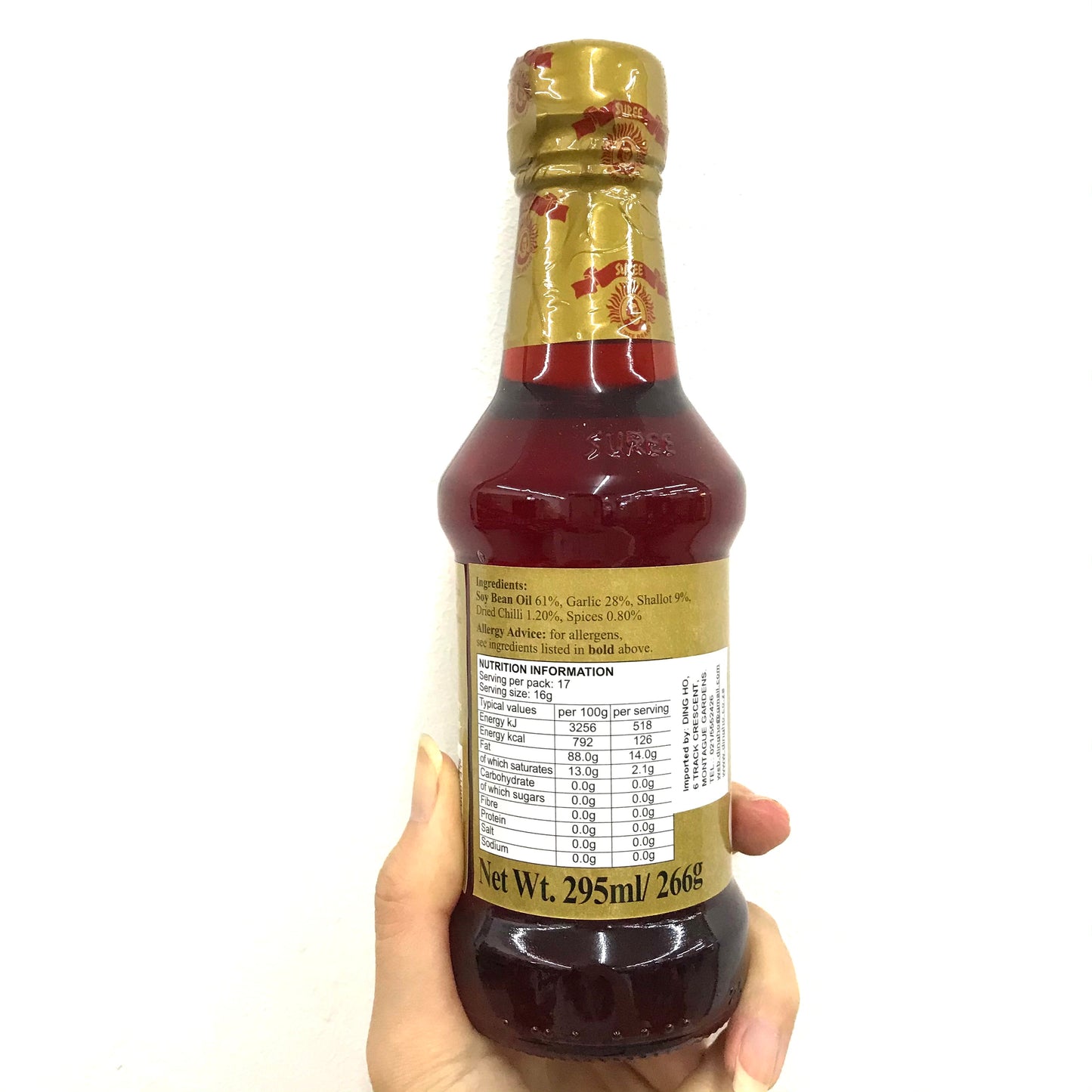 SUREE BRAND Chili Oil 295ml