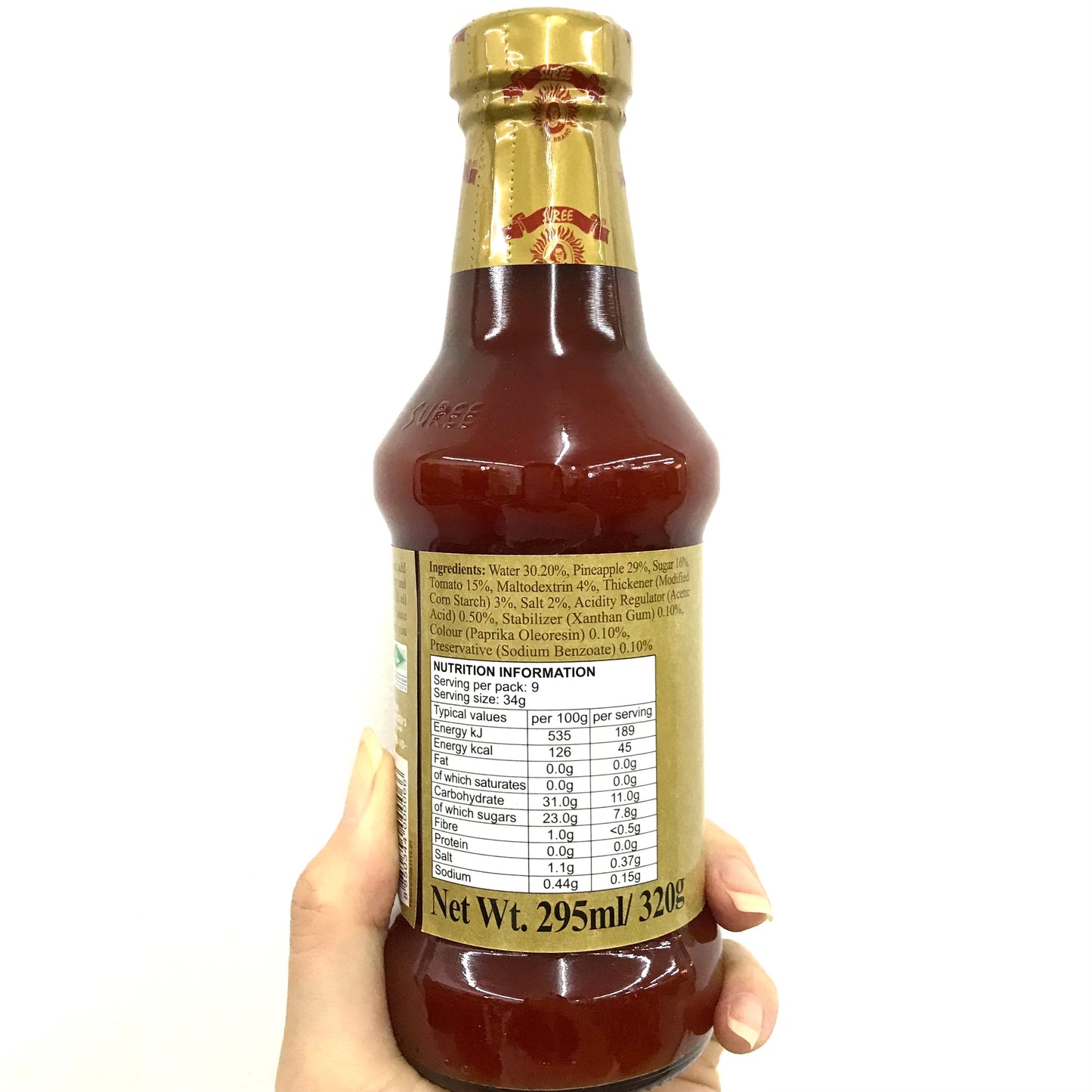 SUREE BRAND Sweet & Sour Sauce 295ml
