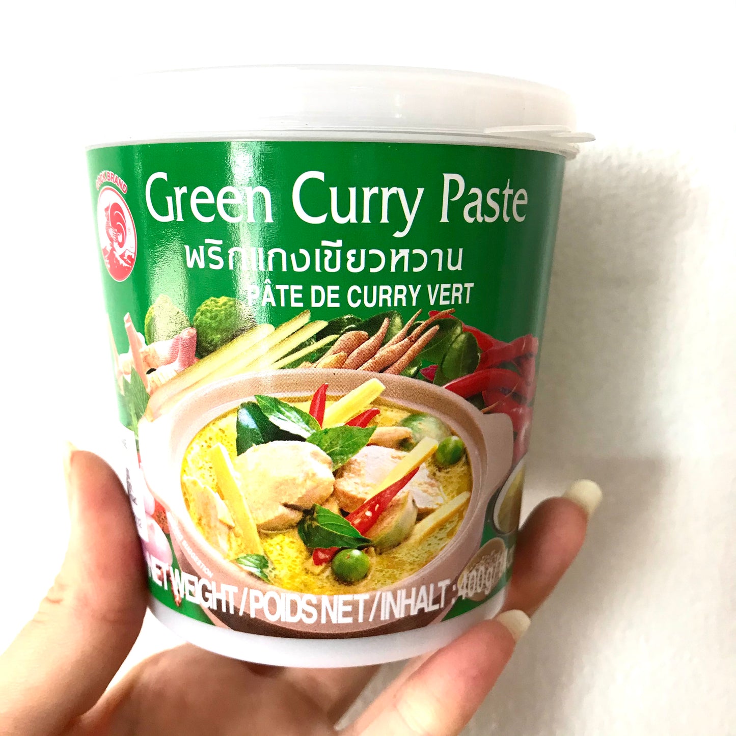 COCK Brand GREEN Curry Paste 400g