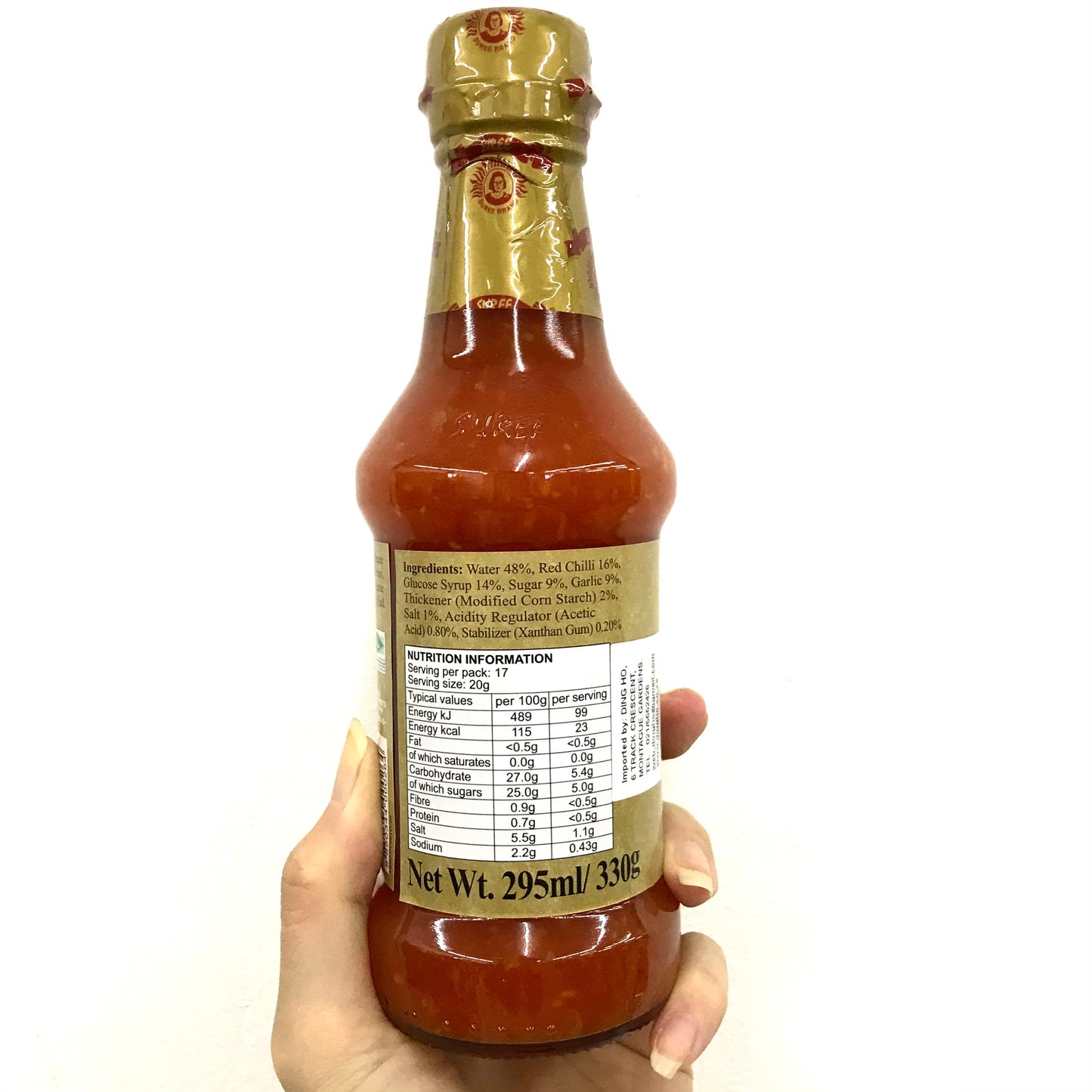 SUREE BRAND Chili & Garlic Sauce 295ml