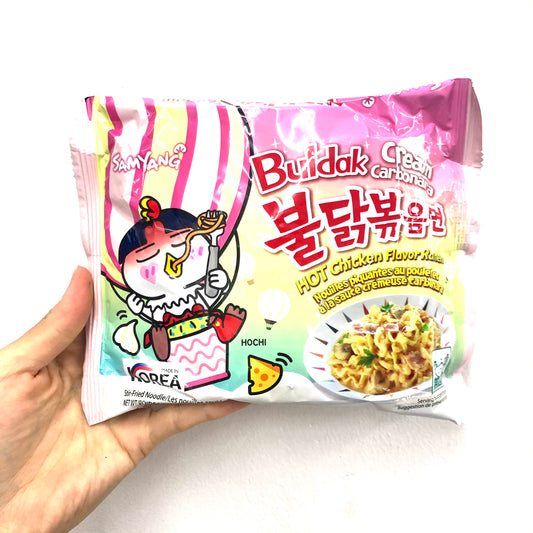 SamYang Hot Chicken Raman Cream Carbonara Instant Noodles 140g