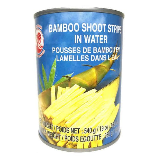 Cock Brand Bamboo Shoot Strips in Water 540g