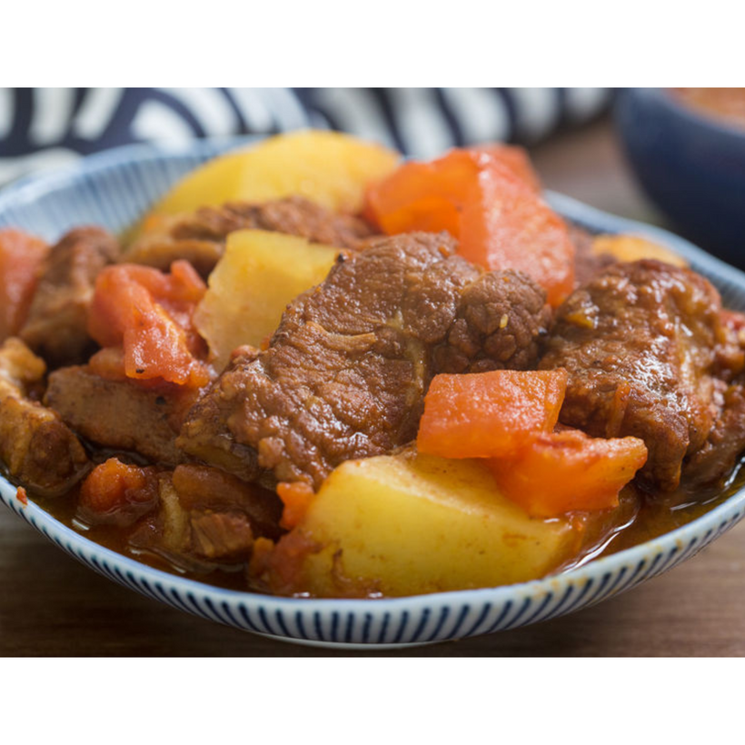 Braised Tomato and Beef Sirloin Stew