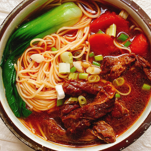 Red Braised Beef Noodle Soup