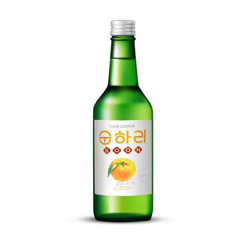 Chum Churum Korean Soju Soon Citron 12% 360ml