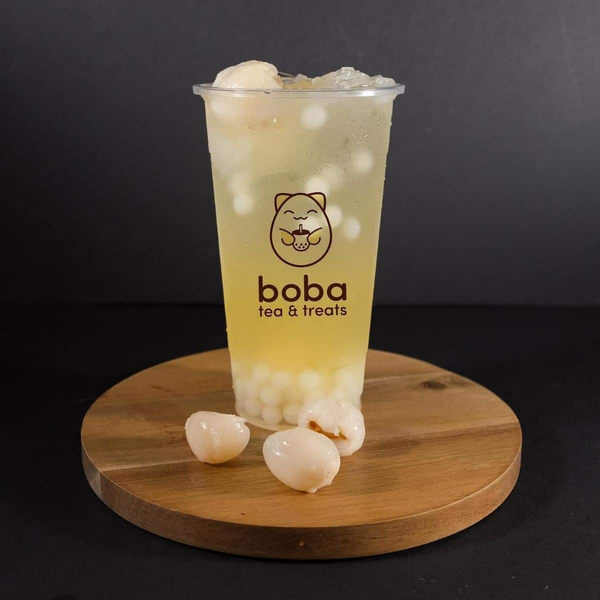 BOBA BEE Fruit Flavored Popping boba in Syrup - Litchi 450g