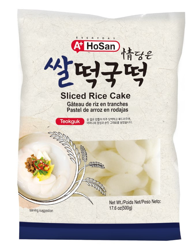 A+Hosan Rice Cake Slices for Teokguk 500g