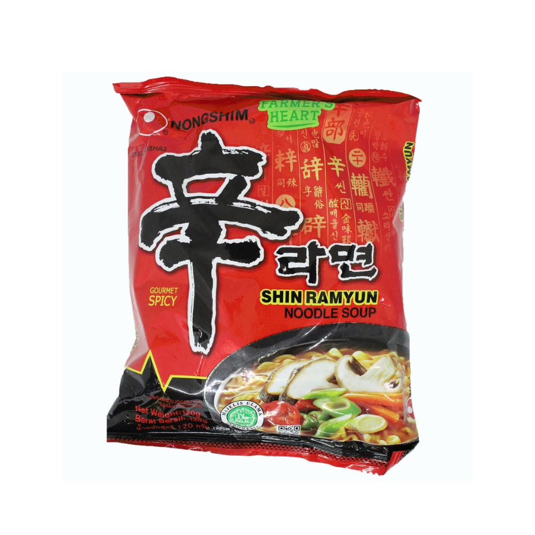 NONGSHIM Gourmet Spicy Shin Ramyun Instant Noodles 120g