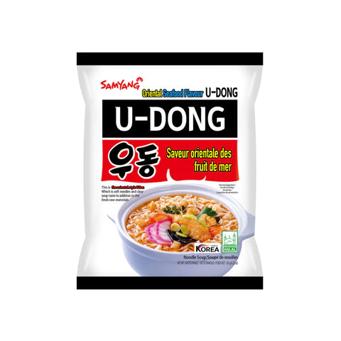 SamYang U-Dong Oriental Seafood Instant Noodles 120g