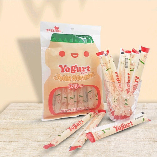 SPESHOW Yogurt Flavor Jelly Straws 193g
