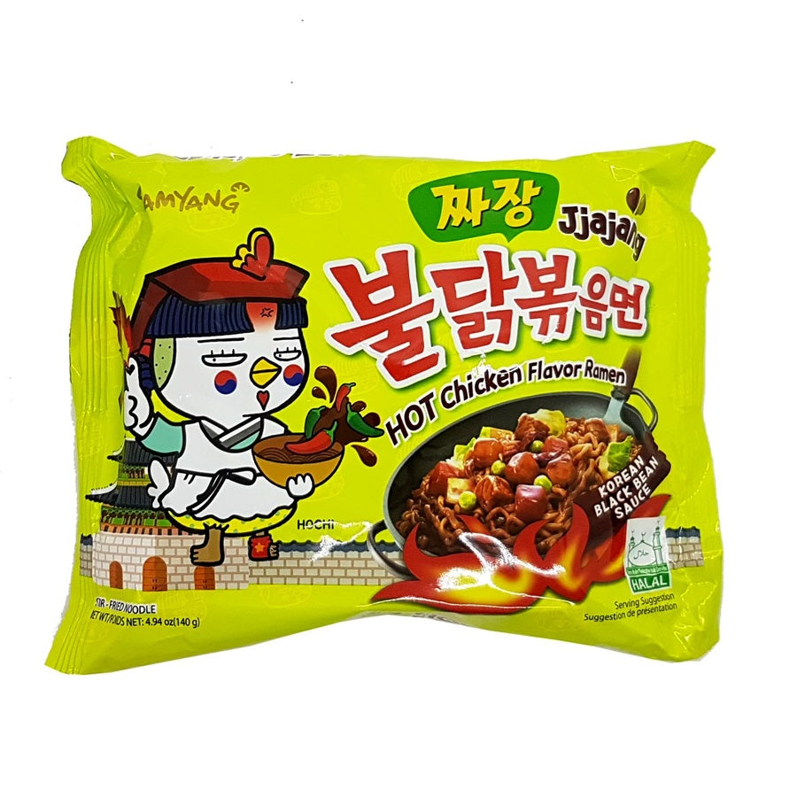 SamYang Hot Chicken Ramen Jjajang Instant Noodles 140g