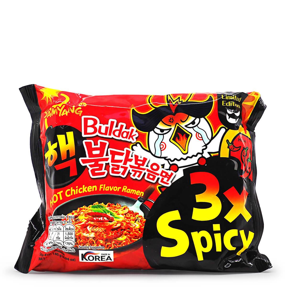 SamYang Hot Chicken Raman 3x Spicy Instant Noodles 140g
