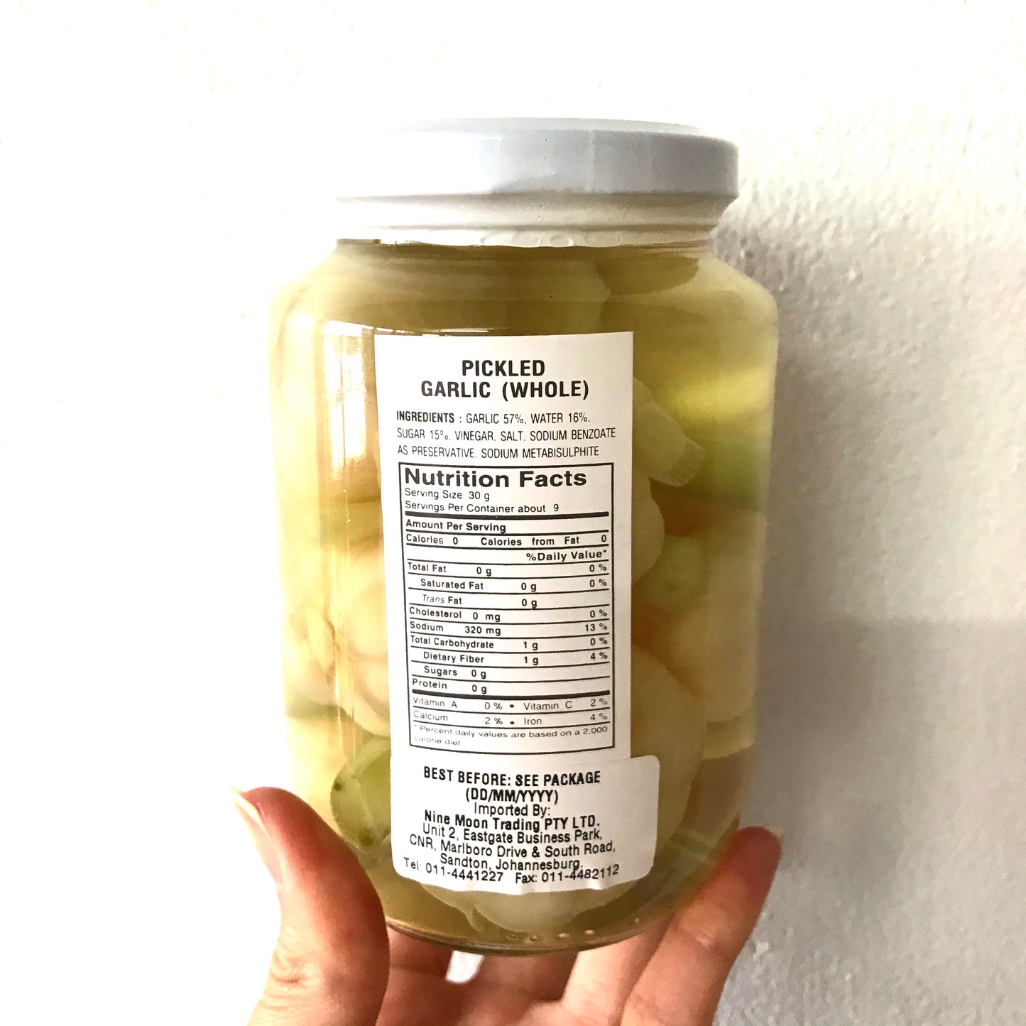 COCK Brand Pickled Garlic (Whole) 454g