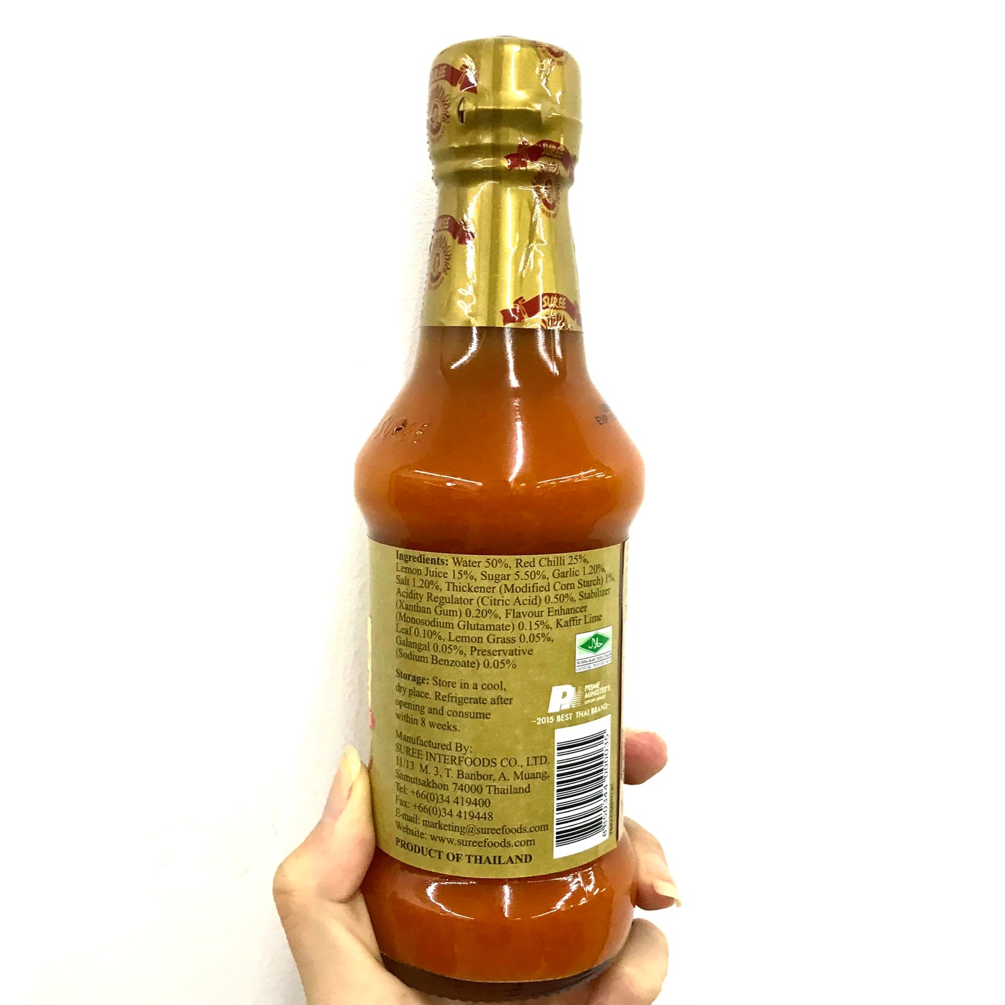 SUREE BRAND Thai Hot Chili Sauce 295ml