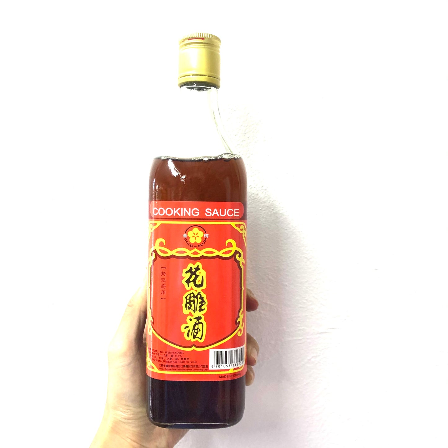 GOLD PLUM Shaoxin Hua Diao Cooking Wine 600ml