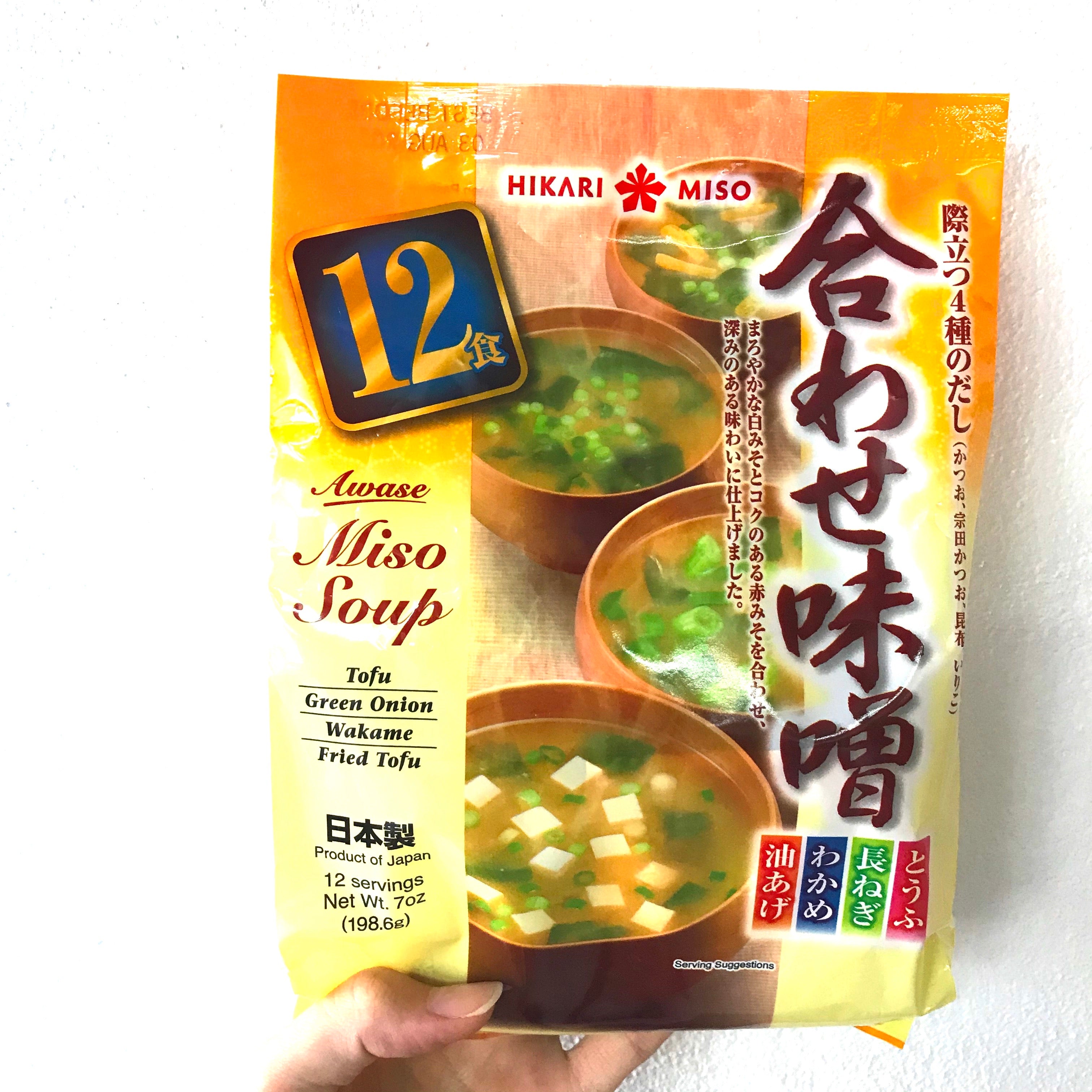 Hikari Instant Miso Soup 12 servings – Sun Sun Asian Food