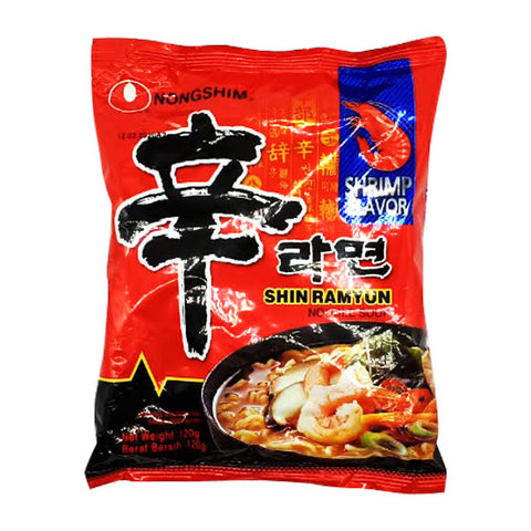 NONGSHIM Shrimp Flavor Shin Ramyun Instand Noodles 120g