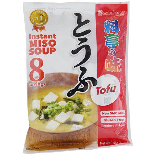 Marukome Instant Miso Soup (Tofu) pack of 8