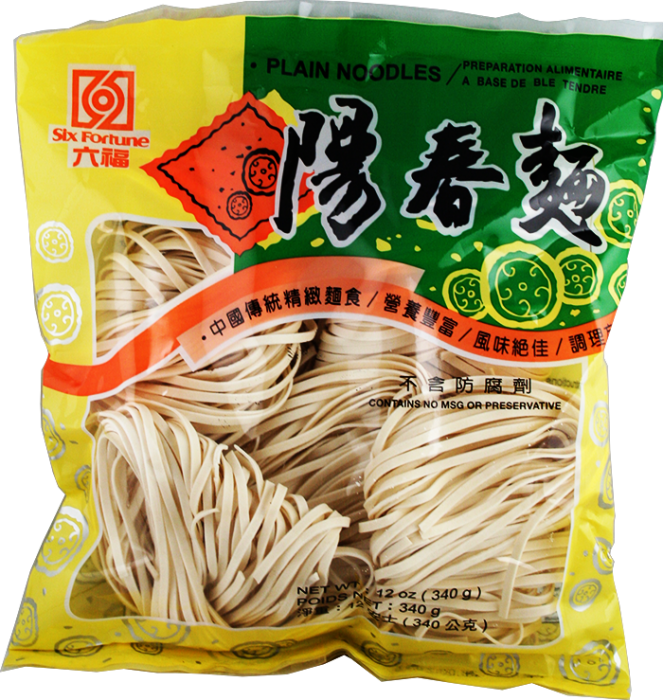 SIX FORTUNE Taiwanese Yang-Chun Noodles 340G